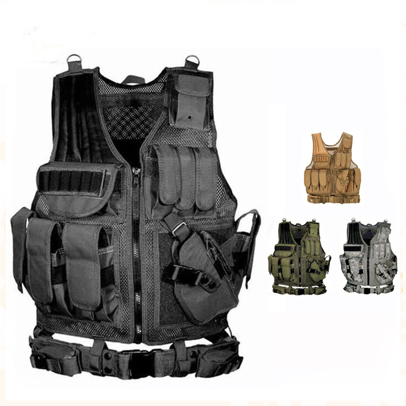 Adjustable Molle Tactical Vest - đánh giá và giá Hunting Outdoor Game