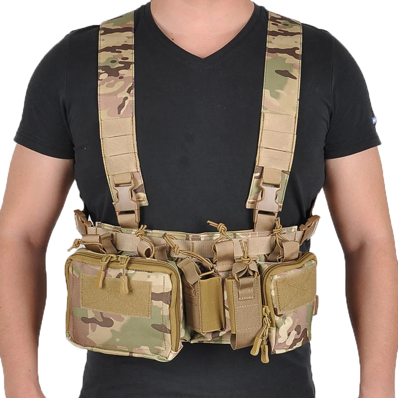 Nylon MOLLE Tactical Chest Ves - đánh giá và giá Outdoor Hunting Prints