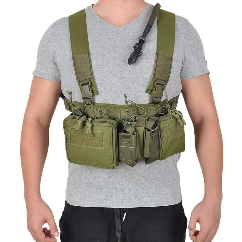 Nylon MOLLE Tactical Chest Ves - đánh giá và giá Outdoor Hunting Prints