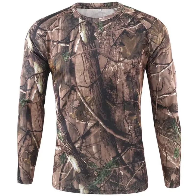 3D Printed Casual Long Sleeve  - đánh giá và giá Outdoor Hunting Prints