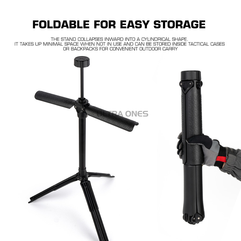 Tactical Portable Gear Stand F - đánh giá và giá Outdoor Hunting Gear Storage