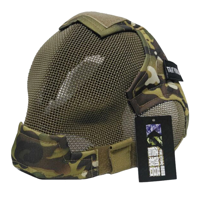 TAK YIYING Airsoft Mask Full F - đánh giá và giá Camo Face Paint