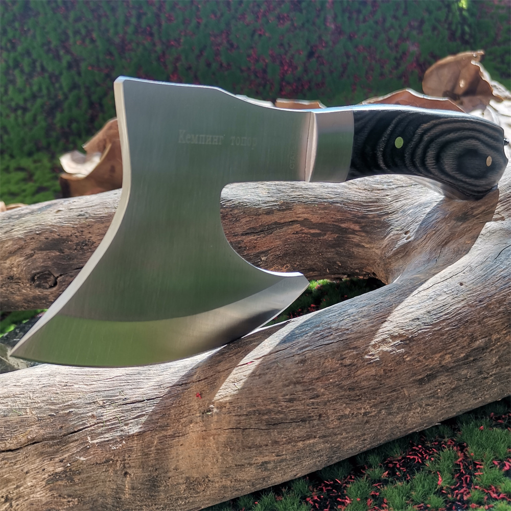 Wooden Handle Stainless Steel  - đánh giá và giá Hunting And Camping In Jungle