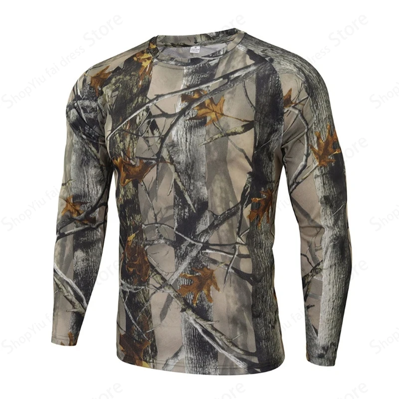 Mens Camo Long Sleeve T Shirt  - đánh giá và giá Outdoor Hunting Prints