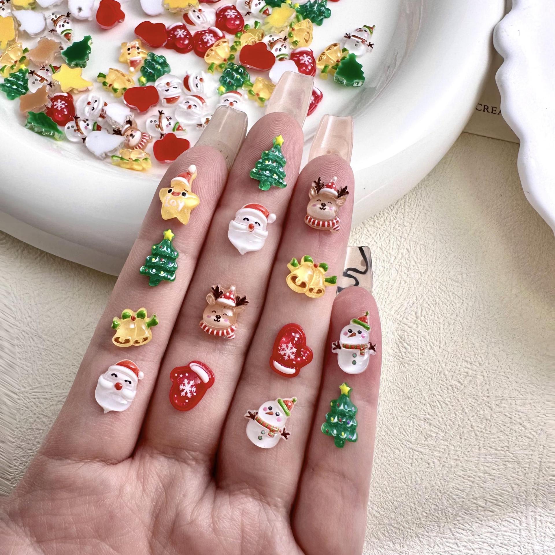 10Pcs Christmas Cartoon Nails  - đánh giá và giá Elk Bugle Call